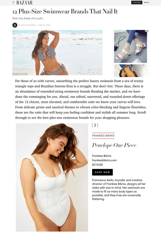 Frankies bikinis swimwear plus size