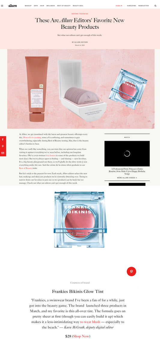 ALLURE Editor's Favorite New Beauty P...