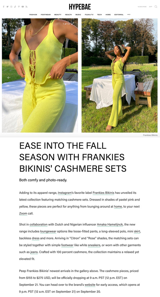 frankies bikinis cashmere hypebae