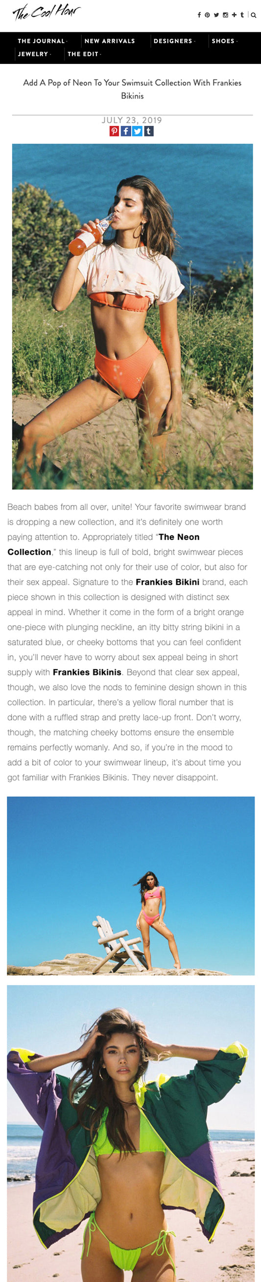 New Frankies Bikinis Neon Still Comin...