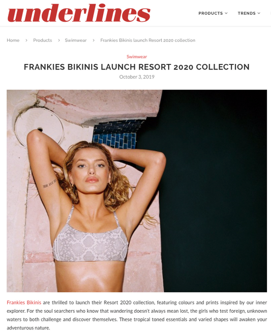 Frankies Bikinis launches the highly ...