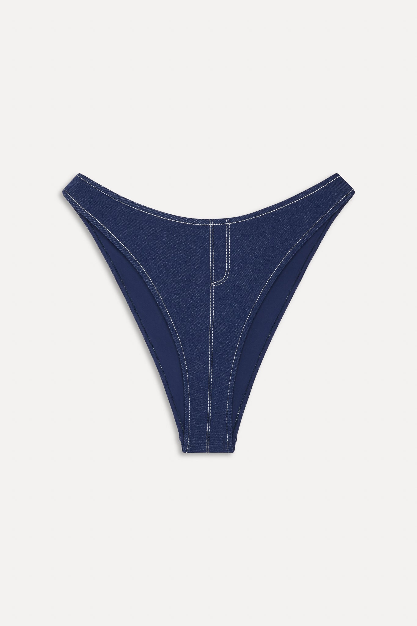 x BELLA HADID Blue Bikini Bottom  Summer Denim