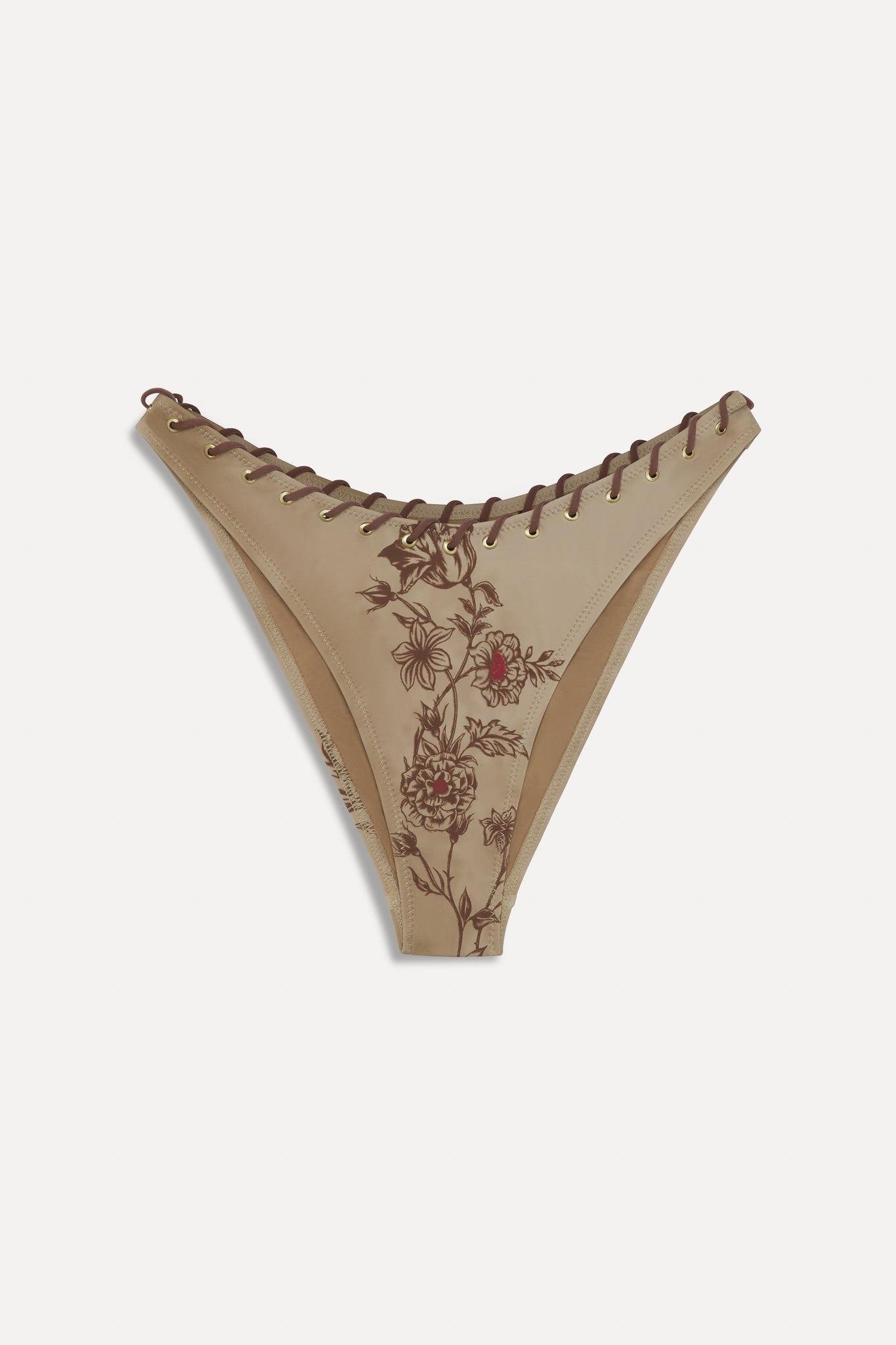 x BELLA HADID Dove Bikini Bottom  Desert Rose