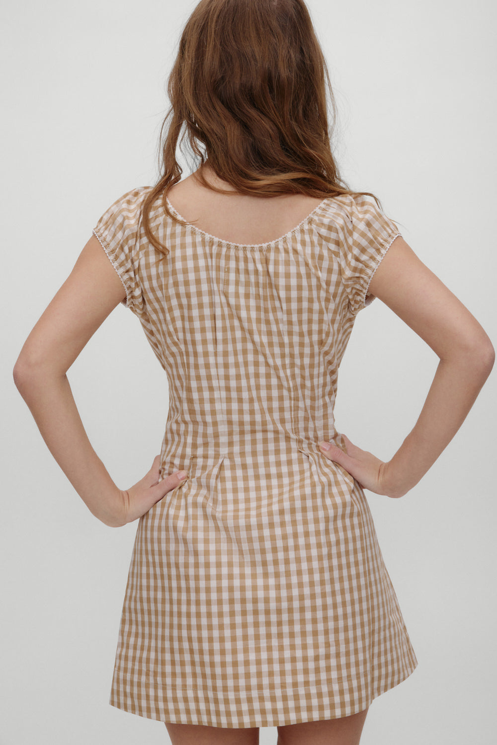 x BELLA HADID Mustang Mini Dress  Rodeo Gingham