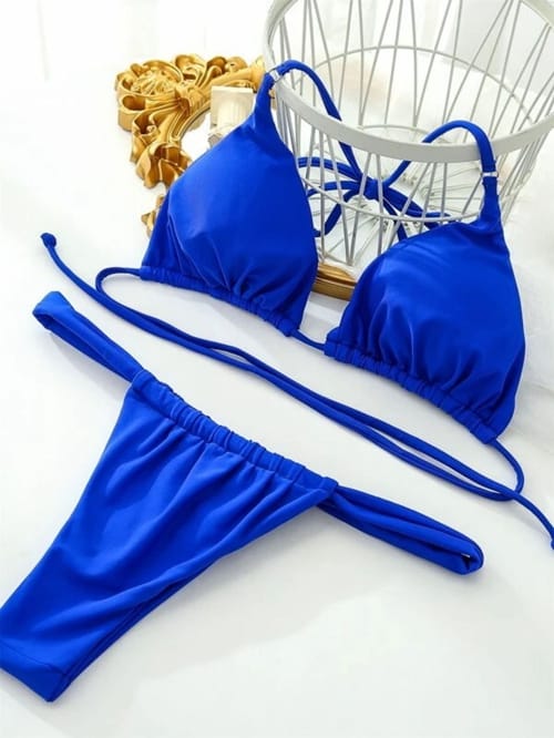 Halter Neck Brazilian BIkini Set