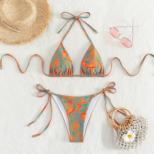 Print Brazilian Bikini Set