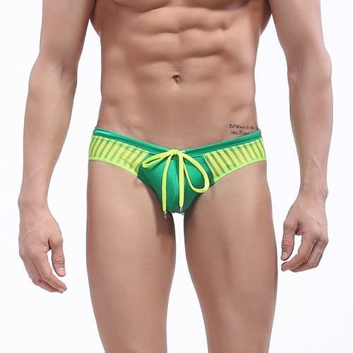 Drawstring Men Swimwear Swim Briefs (7)