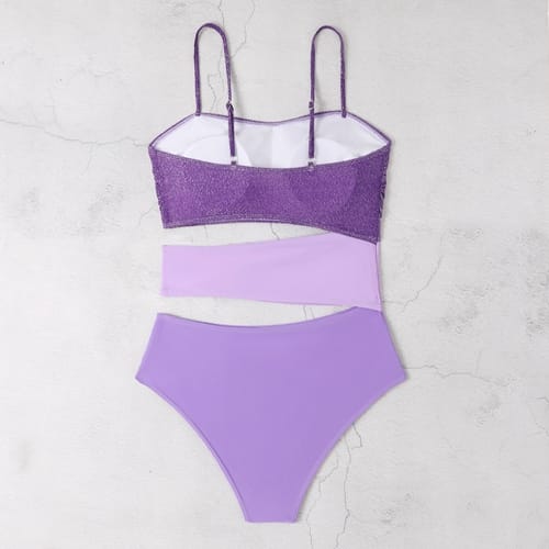 Hollow Out One piece Bikini (1)